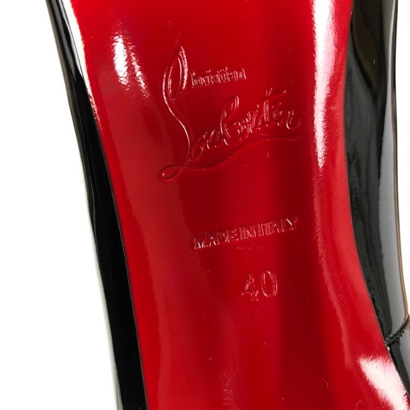 Christian louboutin black patent Heel - Picture 13 of 13